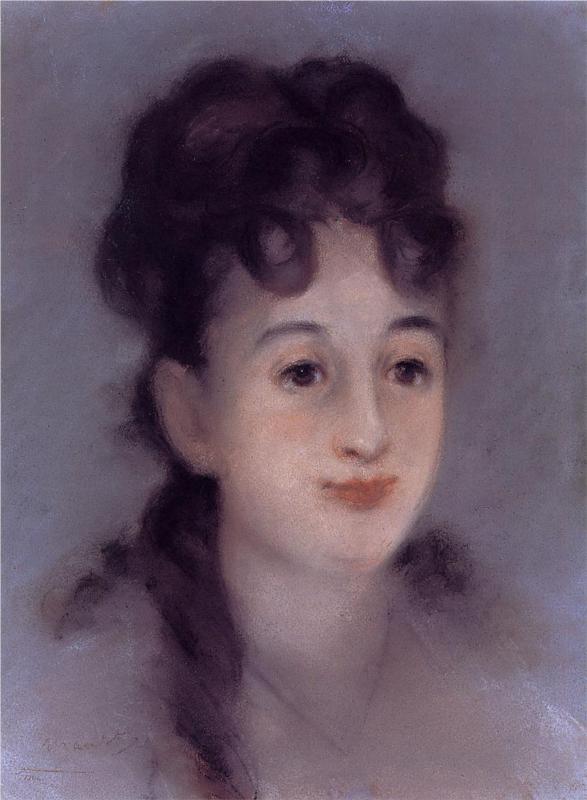 Eva Gonzales, 1878 - Edouard Manet Painting